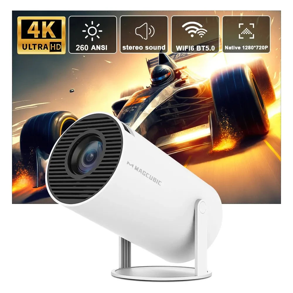 Portable 4k Bluetooth Cinema Projector